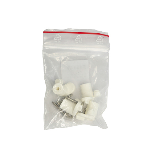 Ensemble de verrous blancs (4 pièces) incl. vis