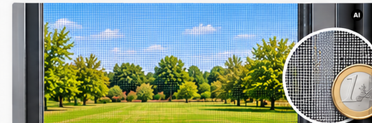 ClearScreen mit Größenvergleich zur Euromünze
