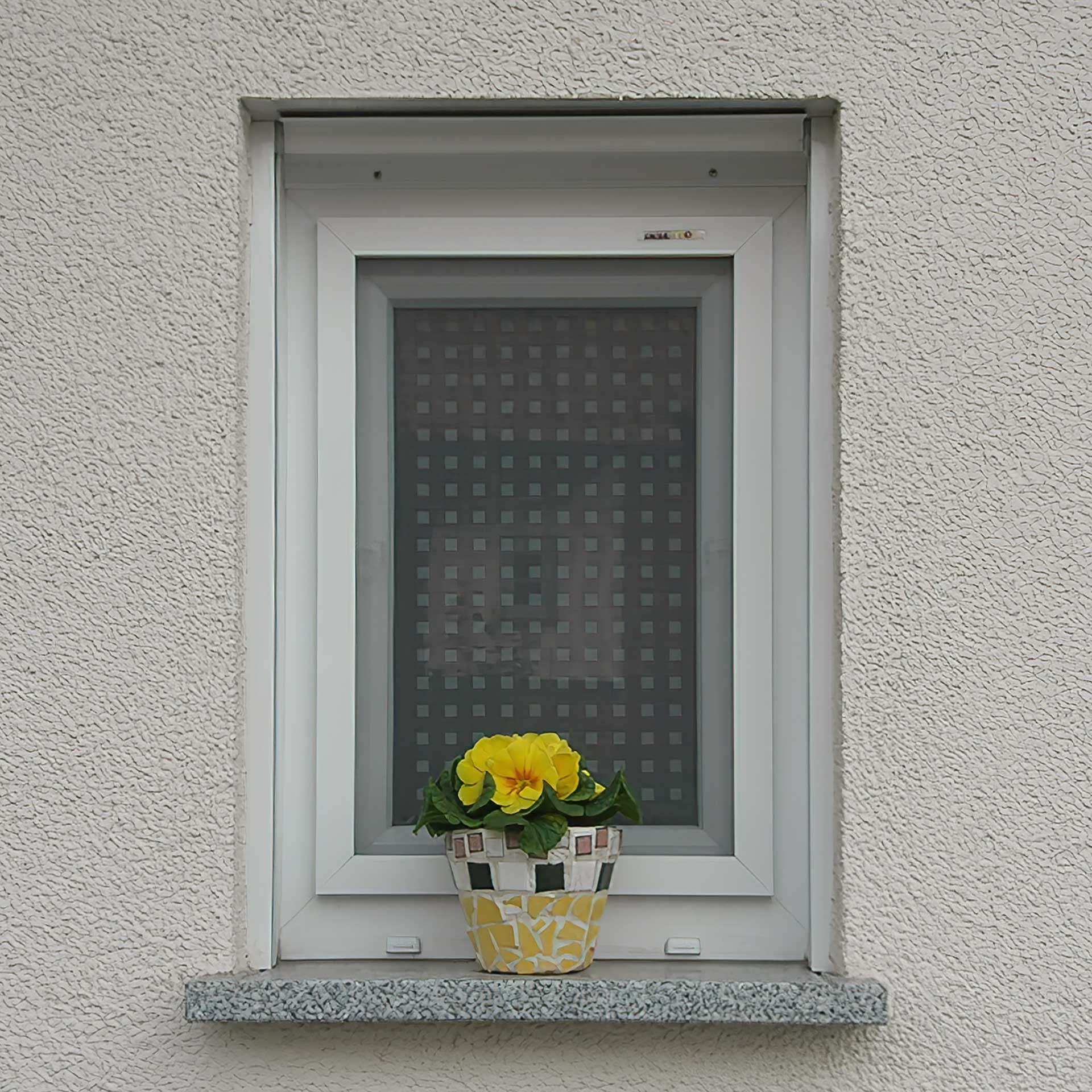 Stabiler Fliegengitter Profi-Bausatz auf Maß für Fenster | Alu-Eckverbinder | Boxline