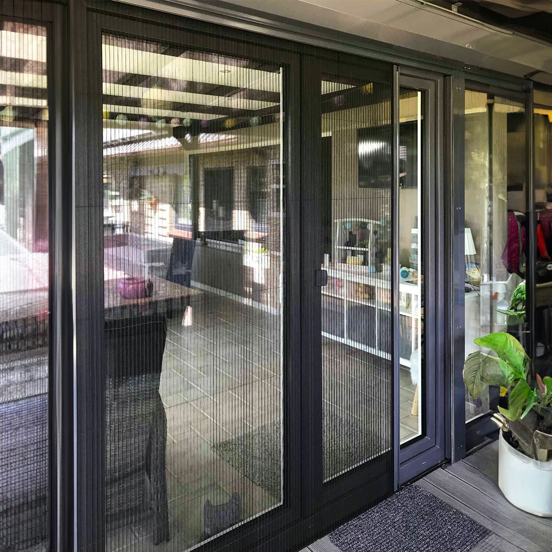 Insektenschutz-Plissee-Tür | empfohlen ab 18 mm Platz | Slimline18Pro