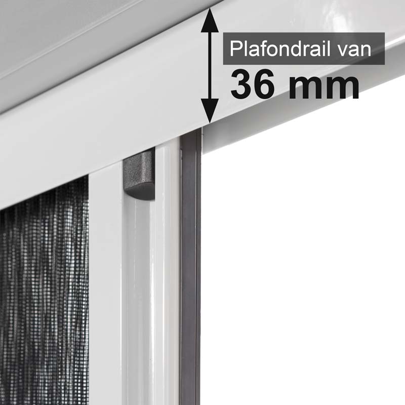 Plissé hordeur verkrijg in vele standaardkleuren | slechts 22 mm ruimte nodig | Slimline22