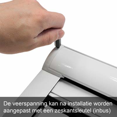 Insectenhor met instelbare veerspanning voor ramen | Topline