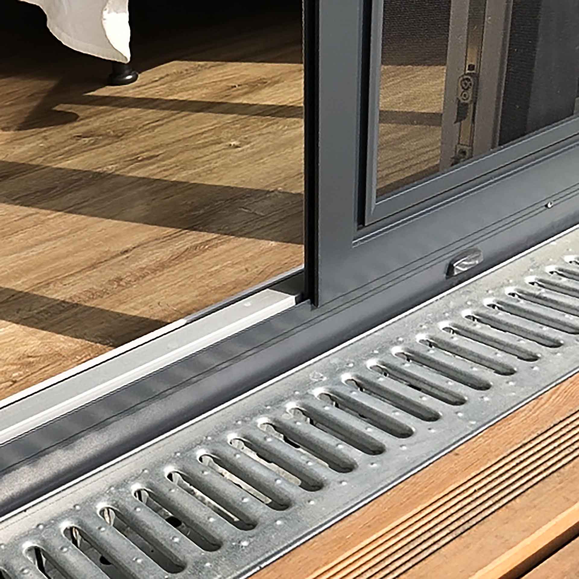 Stabiler Fliegengitter Schiebetür Bausatz auf Maß | bis 2500 mm | Boxline