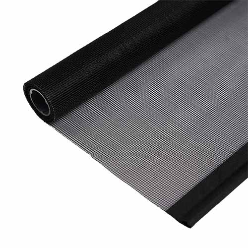 Topline Netz auf Welle, Schwarz, Ø22mm, 2400mm Auszug