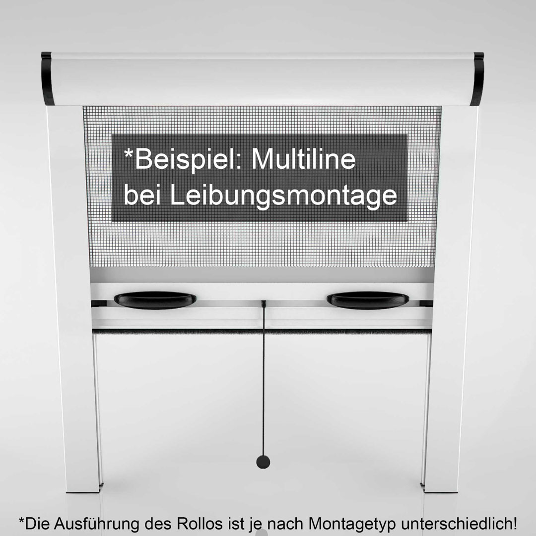 Insektenschutzrollo, auch für breite Dachfenster | Optimaler Schutz | Multiline