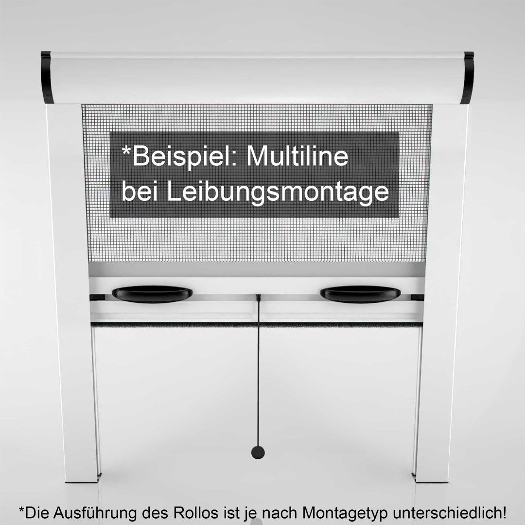 Fliegengitter, zeigt Beispielaufbau