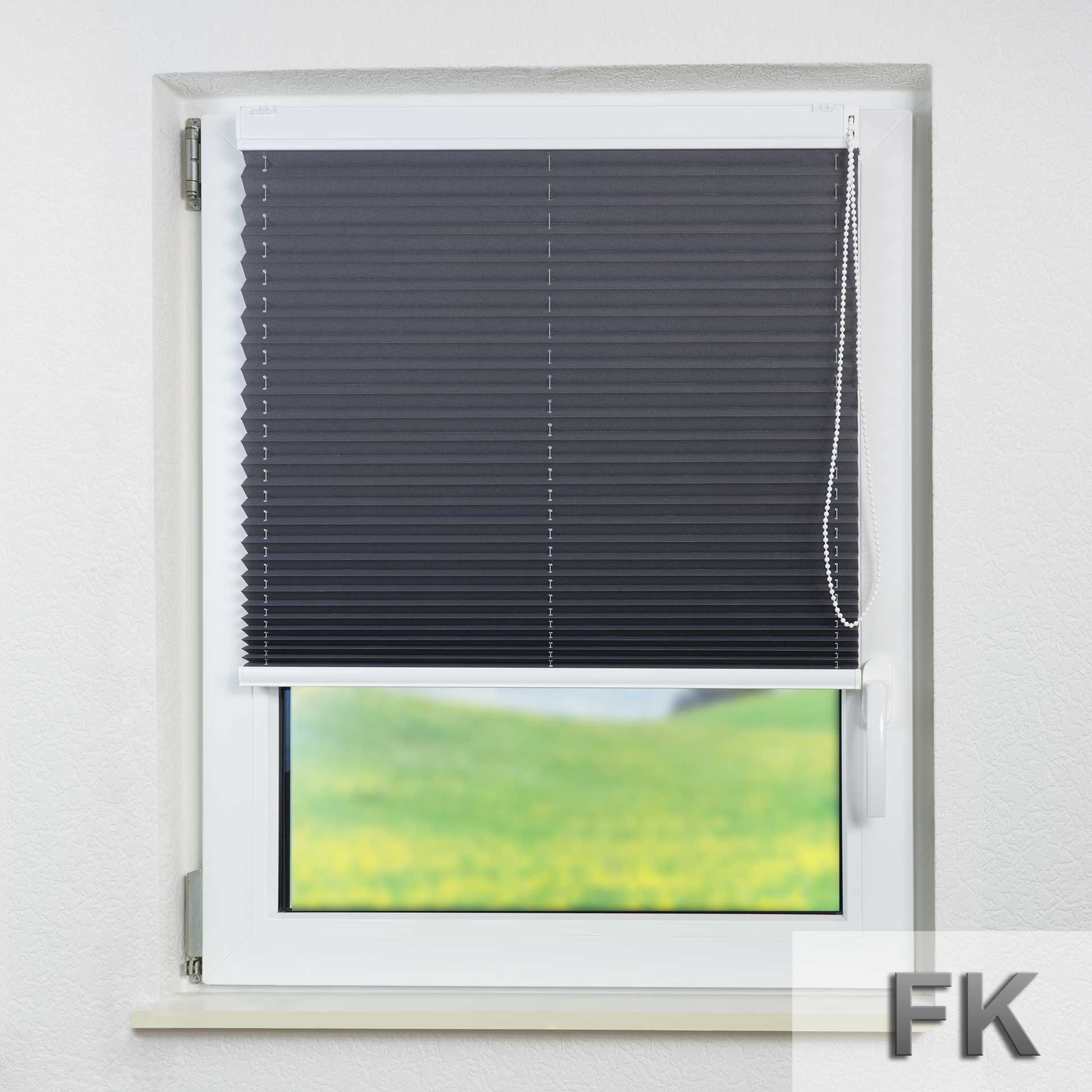 Sonnenschutz-Plissee FK für Fenster | auf Maß mit Bedienkette Sonnenschutz-Plissee FK für Fenster | auf Maß mit Bedienkette