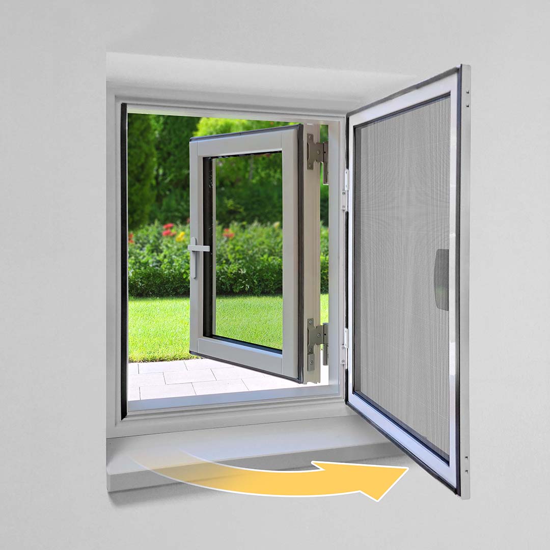 Voorzethor met scharnieren naar binnen openend | met of zonder montageframe | Swingline Voorzethor met scharnieren naar binnen openend | met of zonder montageframe | Swingline