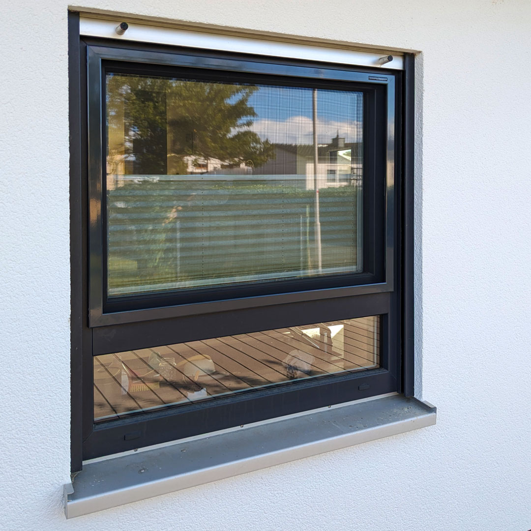 Fenster mit Insektenschutzgitter