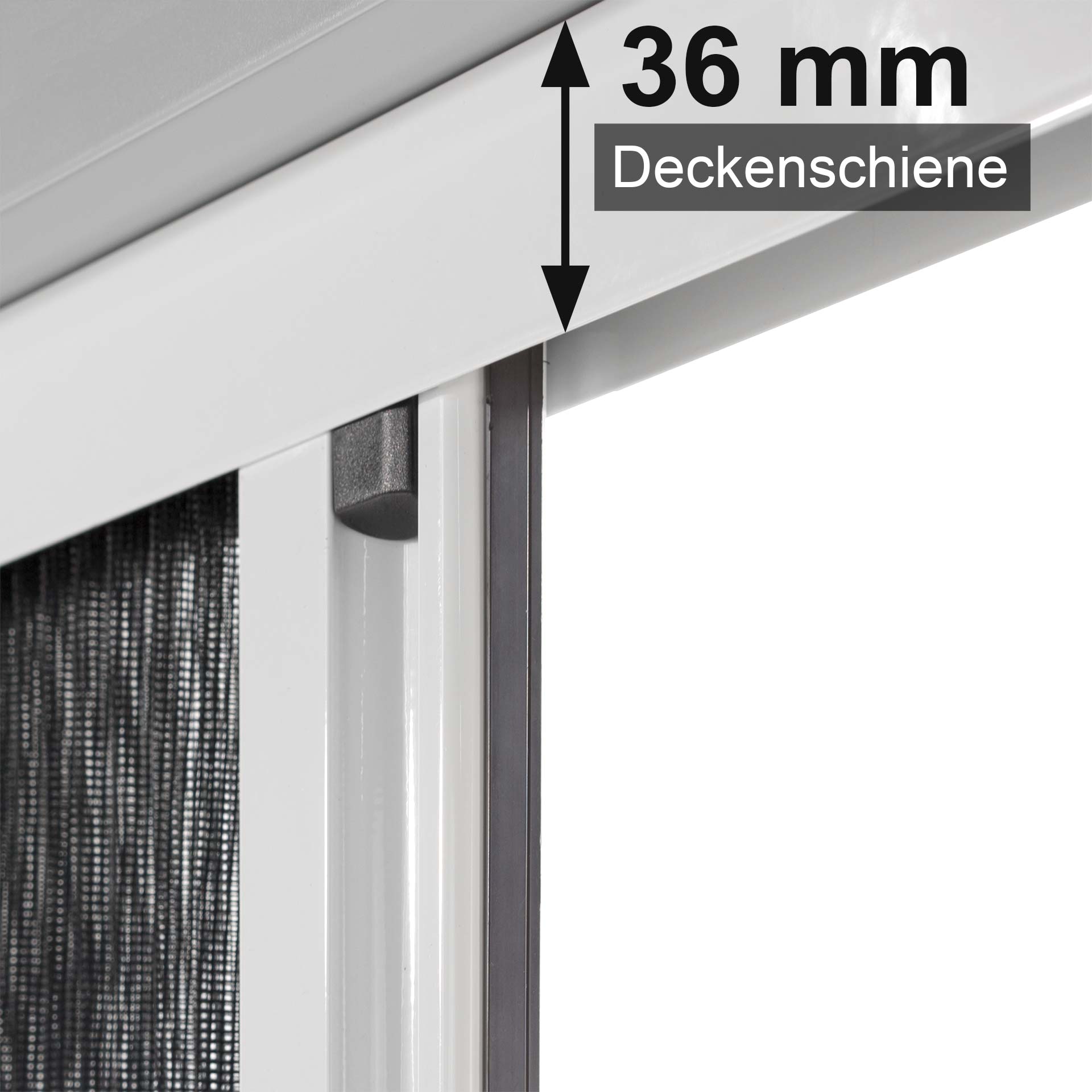 Insektenschutz Plissee für Fenster | ab 22 mm Platz | Slimline22