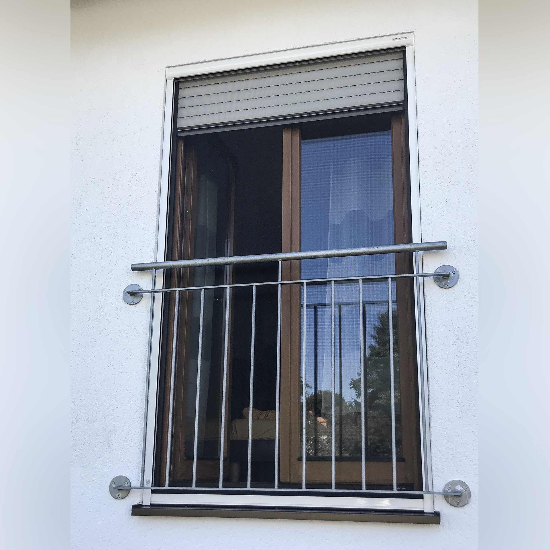 Fliegengitter Fenster 75 x 55 cm Insektenschutz Fliegenvorhang  Insektenschutz Fenster Netz Auto Schließen Pet Friendly für Balkontür  Wohnzimmer Patio, Braun : : Baumarkt