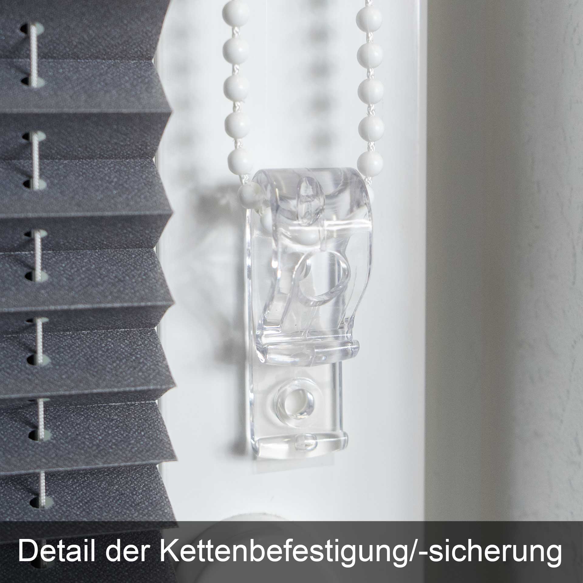 Sonnenschutz-Plissee FK für Fenster | auf Maß mit Bedienkette Sonnenschutz-Plissee FK für Fenster | auf Maß mit Bedienkette