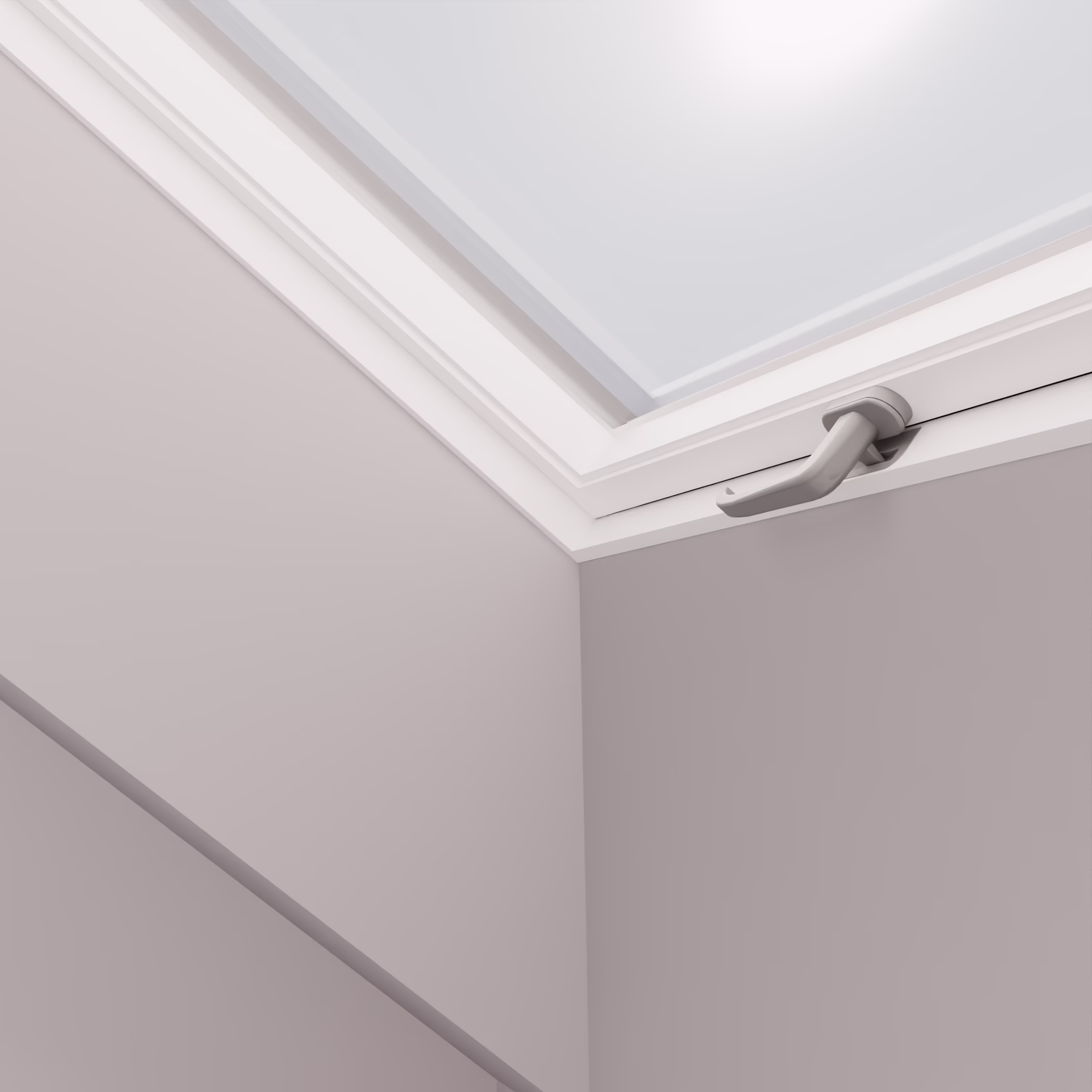 Fliegengitter für Dachfenster mit Kniestock