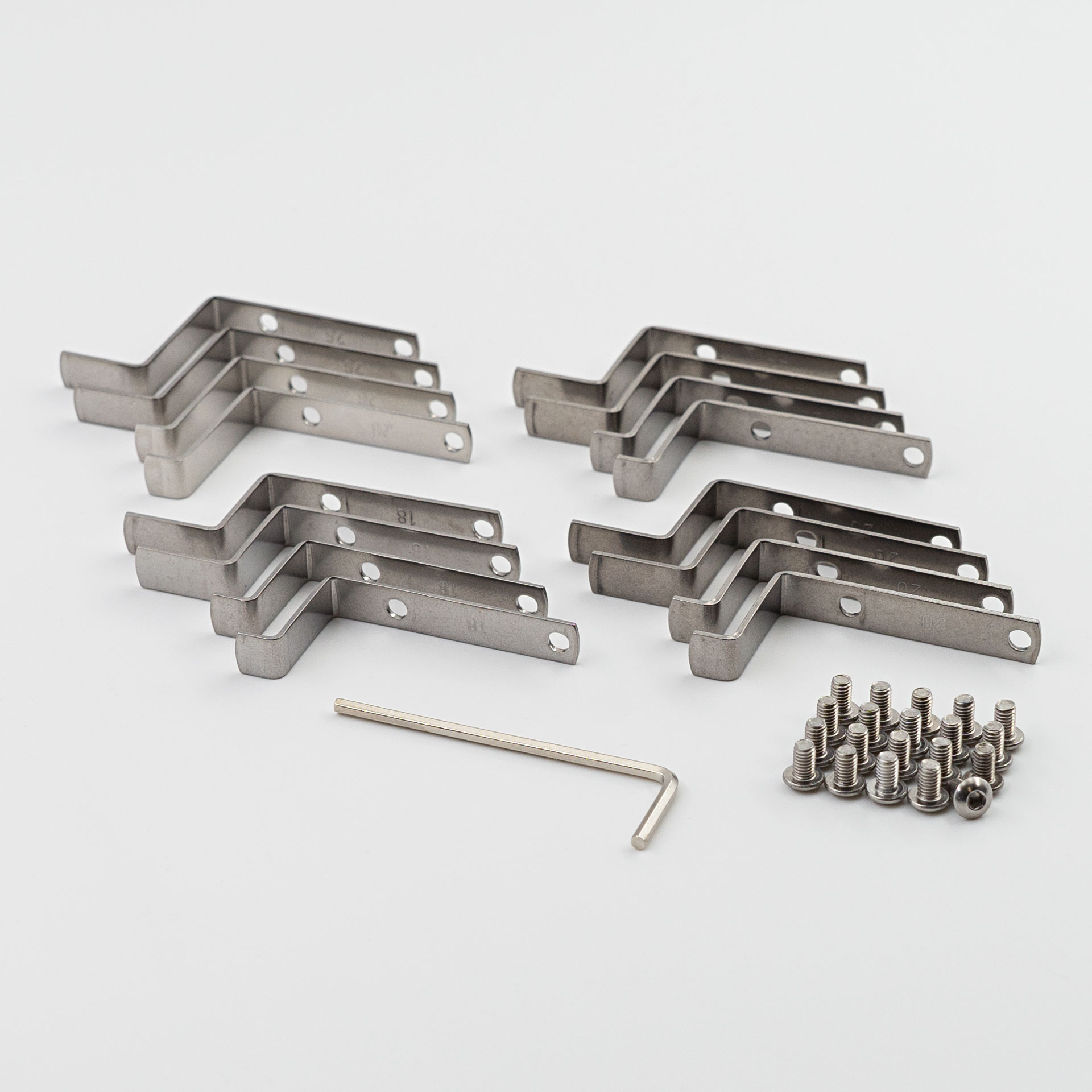 Assortiment d'équerres Flairline/FlairlinePlus
