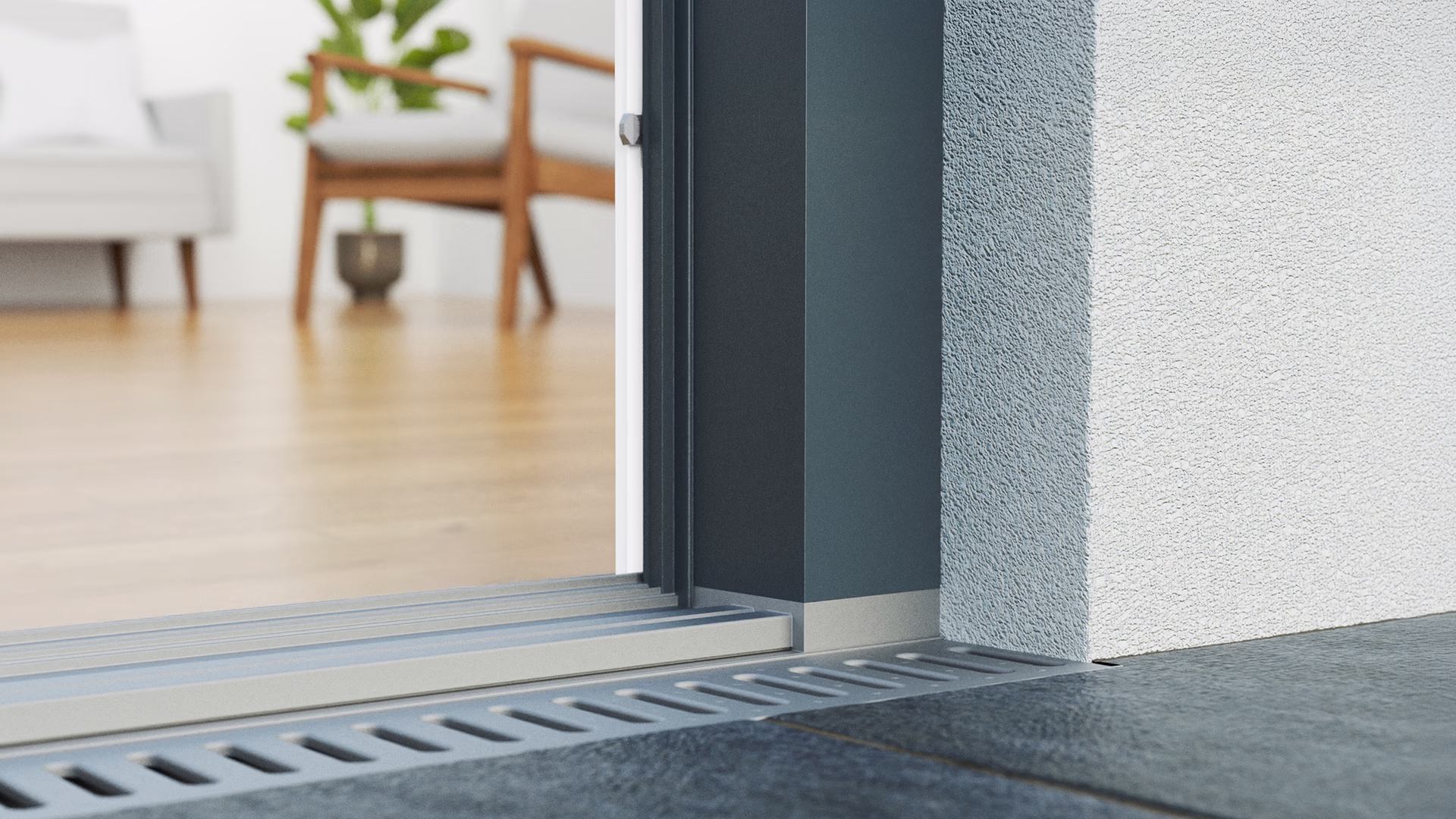 Fliegengitter für Türen ohne Schwelle