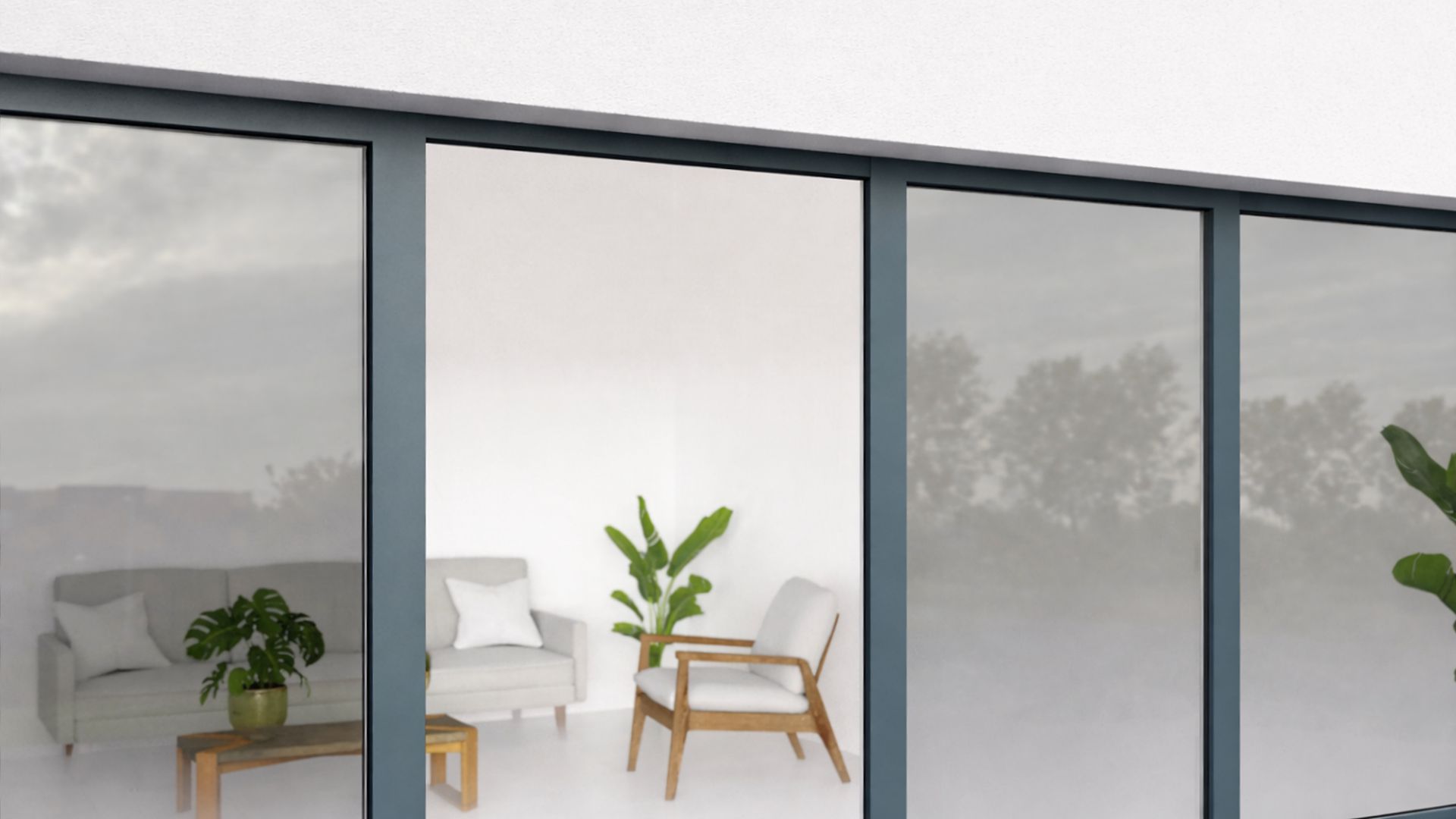 Fliegengitter für Türen ohne Leibung/Wand