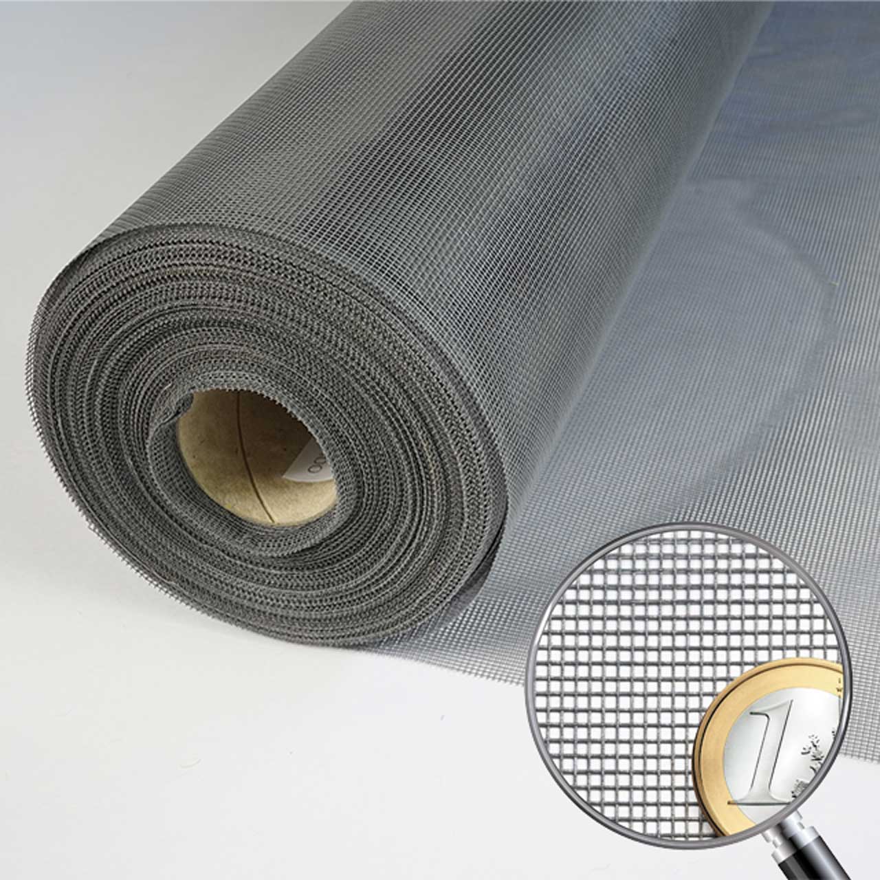 Fliegennetz grau 1,40 m breit Variante: 30 m lang