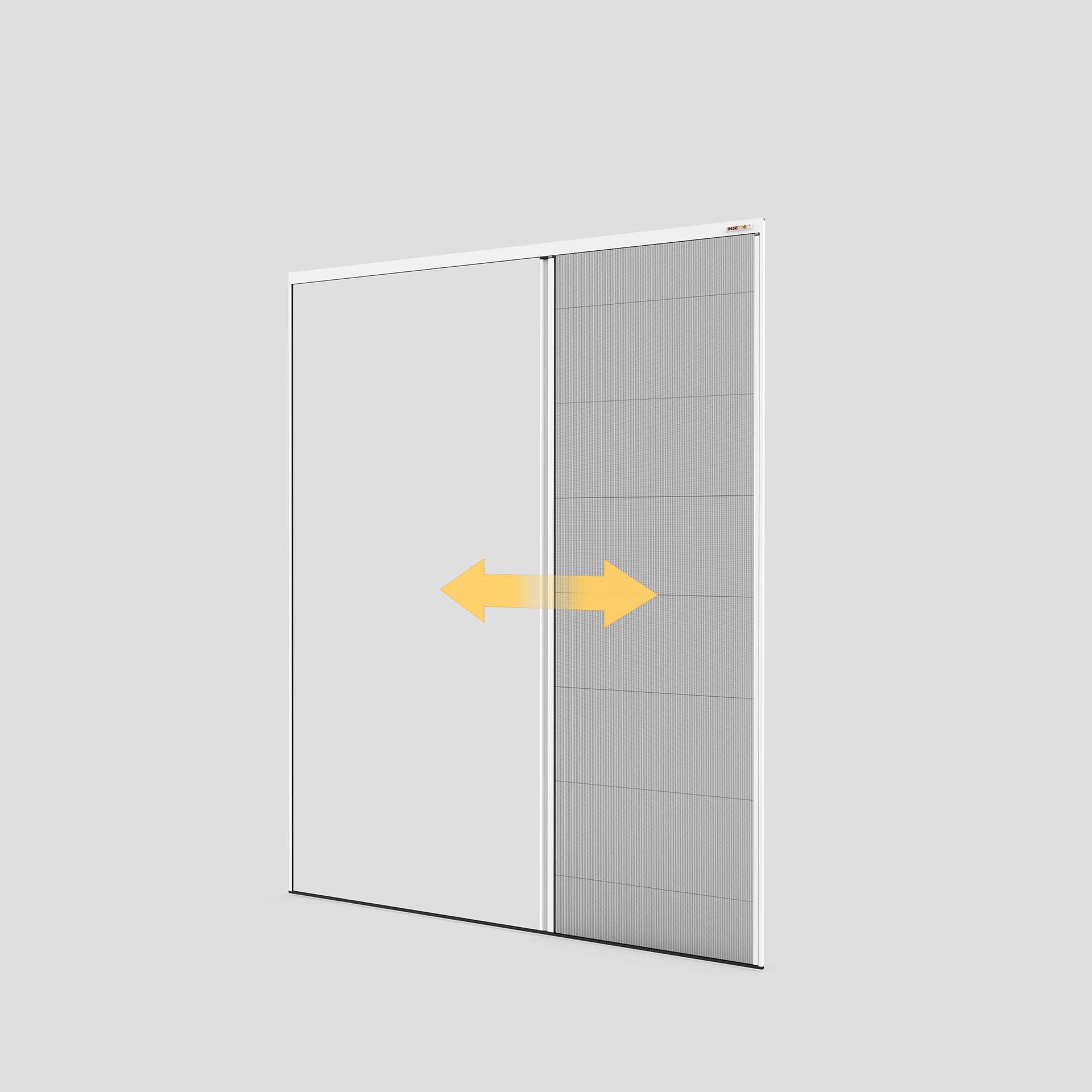 Insektenschutz-Plissee, geht oft auch bei Türen mit Rollladen | Micro13