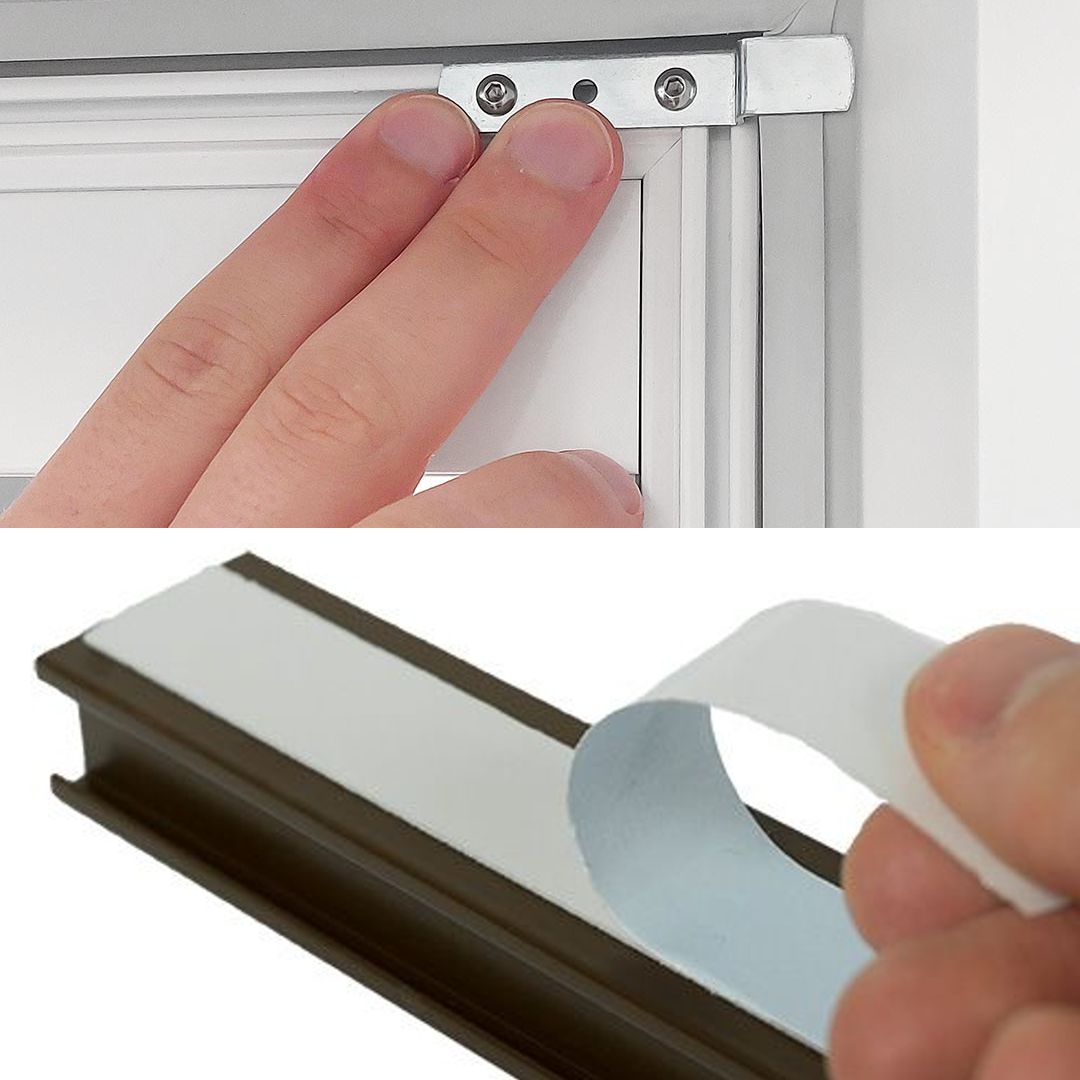 Fliegengitter ohne Bohren für Fenster