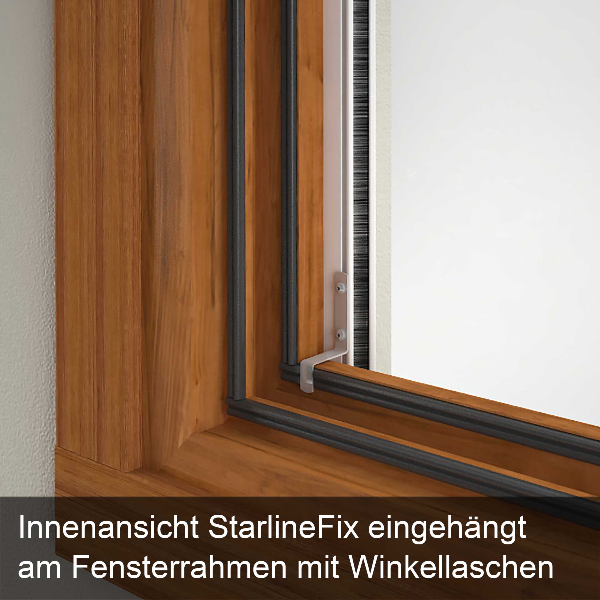 Das Insektenrollo mit der wohl schnellsten Befestigung | für Fenster | StarlineFix
