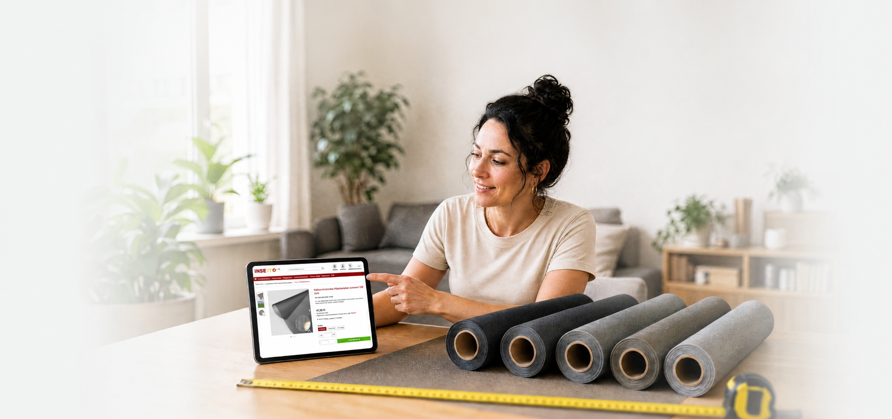 Fliegennetze – Meterware & Rollen