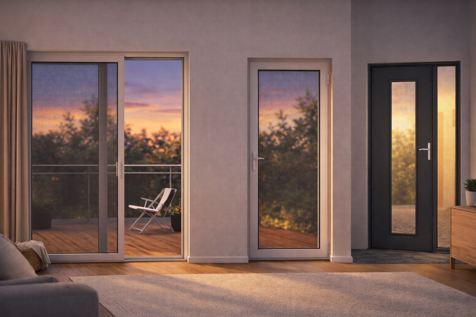 Fliegengitter auf Maß für Türen