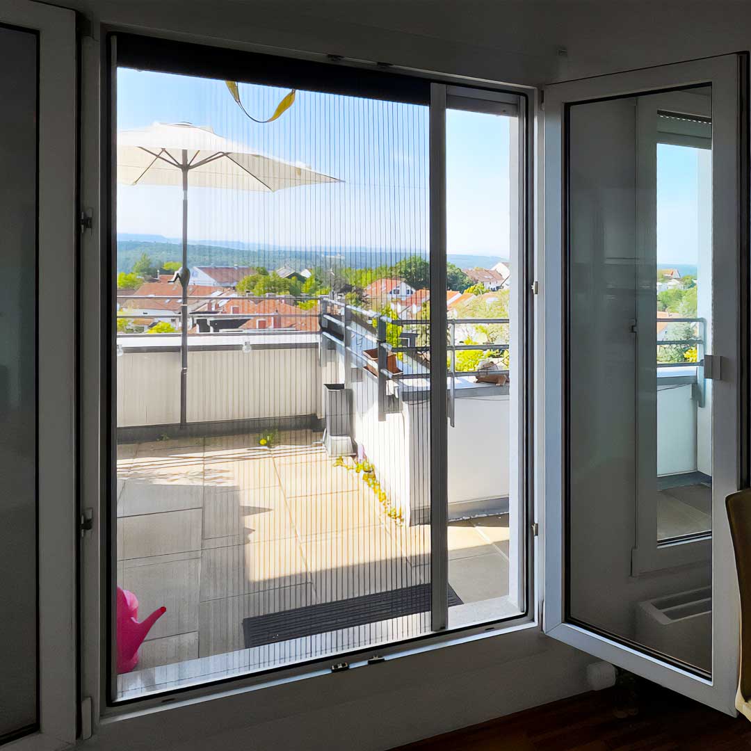 Insektenschutz Plissee für Fenster | ab 22 mm Platz | Slimline22 Insektenschutz Plissee für Fenster | ab 22 mm Platz | Slimline22