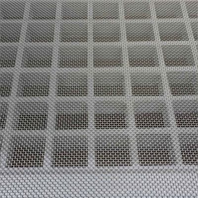 Nahaufnahme von Fliegengitter über Lichtschacht