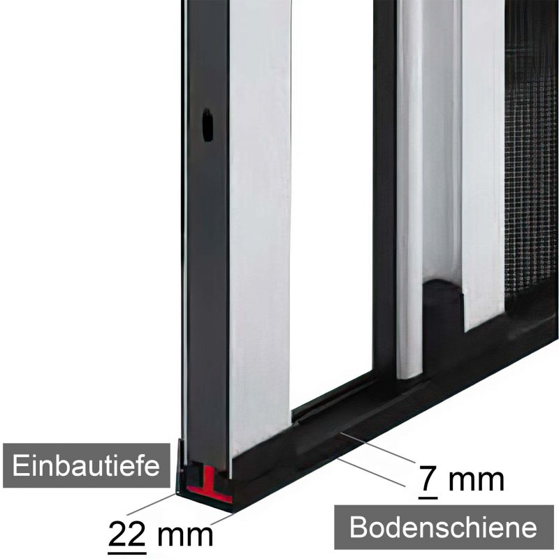 Insektenschutz Plissee für Fenster | ab 22 mm Platz | Slimline22 Insektenschutz Plissee für Fenster | ab 22 mm Platz | Slimline22