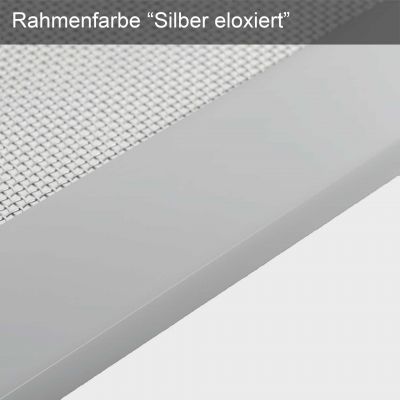 Insektenschutzrahmen in silber