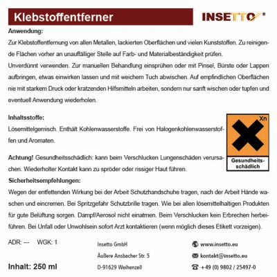 Klebstoffentferner 250ml