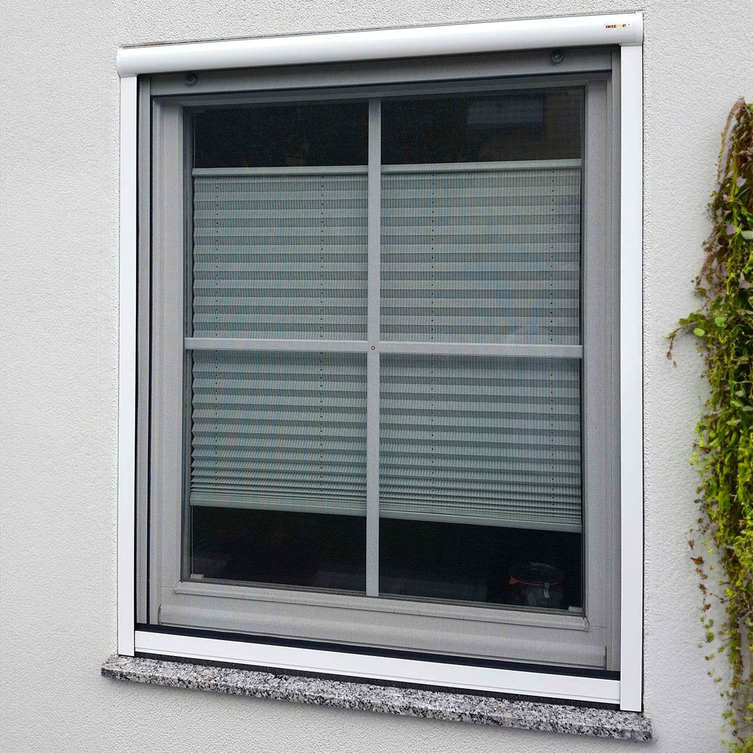 Insektenschutzrollo mit einstellbarer Federspannung für Fenster | Topline