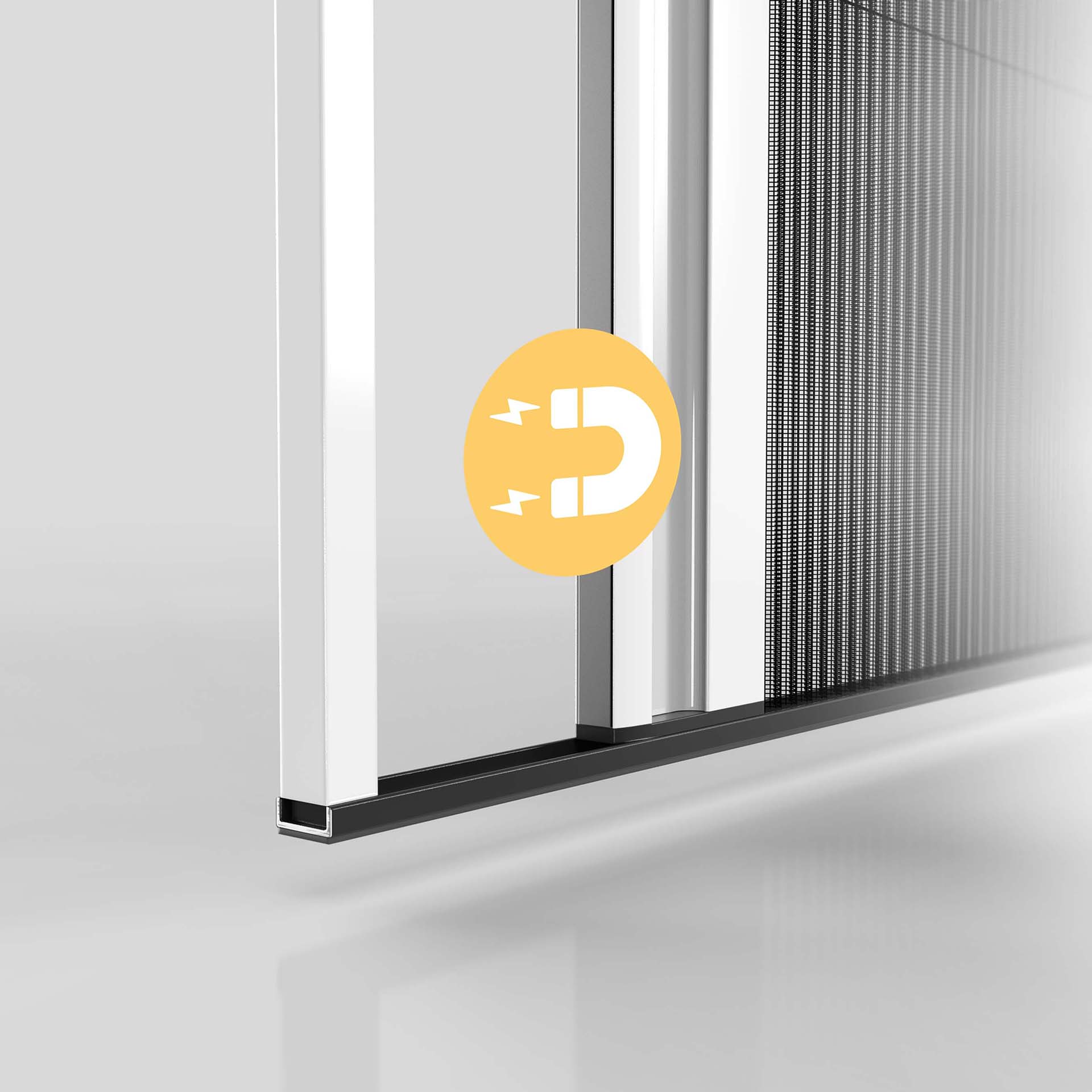 Insektenschutz-Plissee, ideal zwischen Fenster und Rollladen | Micro13 Insektenschutz-Plissee, ideal zwischen Fenster und Rollladen | Micro13